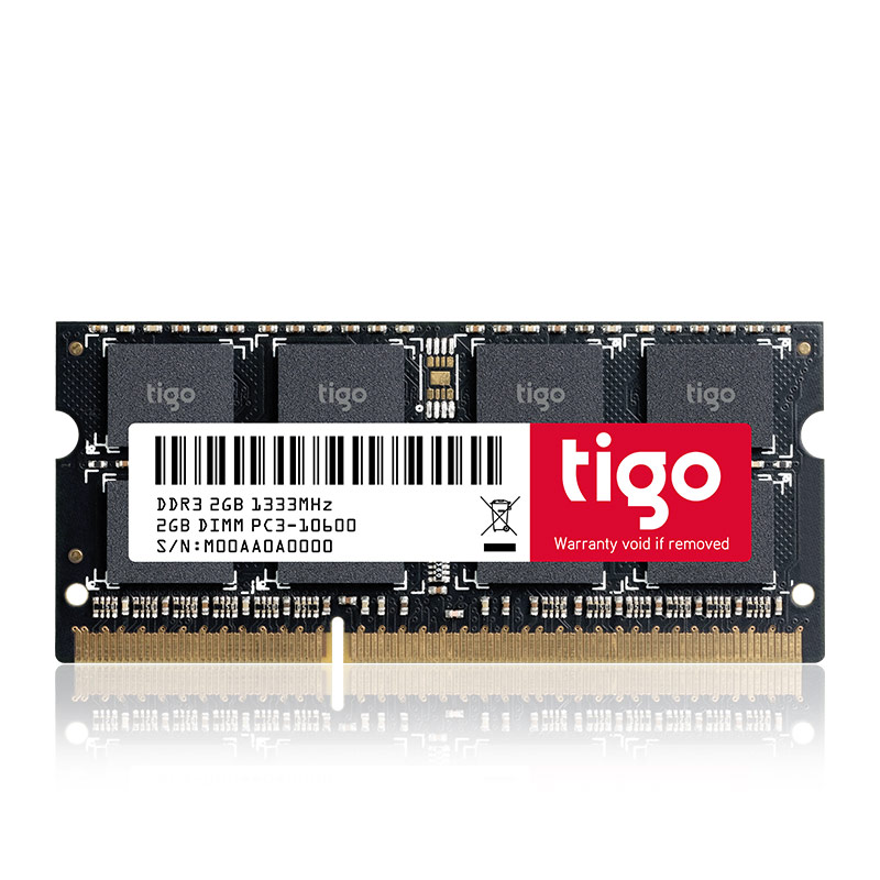 tigo/金泰克 DDR3 1333 2GB 笔记本内存条 2G单条 兼容1066 800