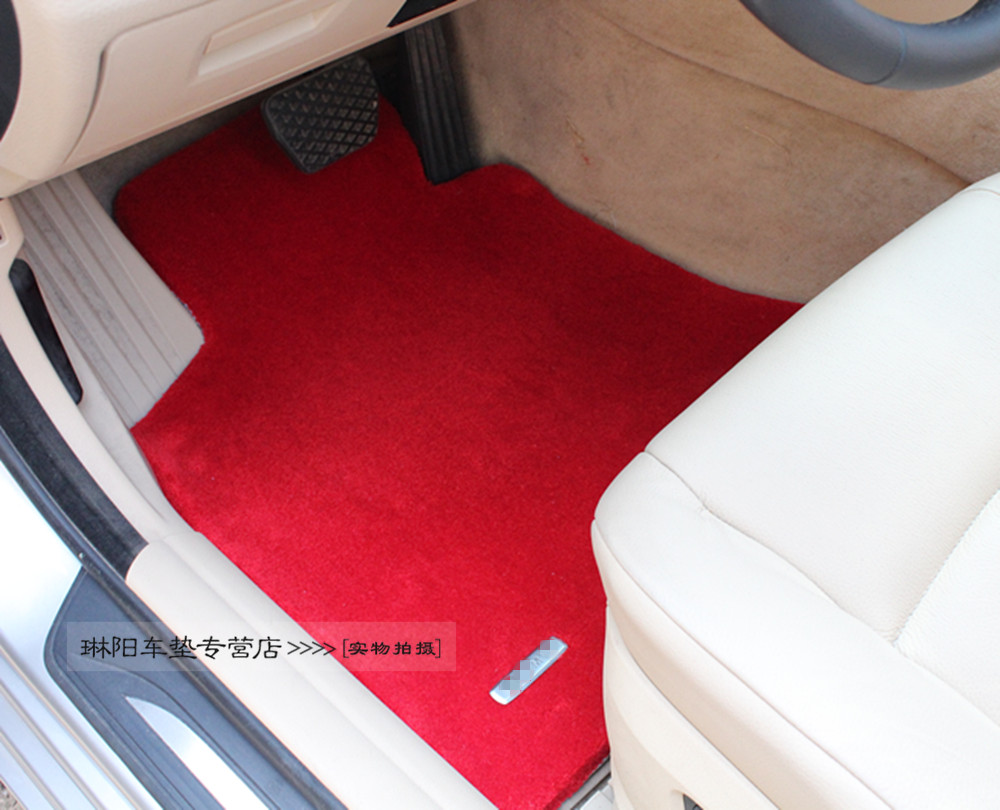 纯羊毛汽车脚垫地毯奥迪新A6L A4LA8LQ3 Q7 Q5TT专车专用高档加厚