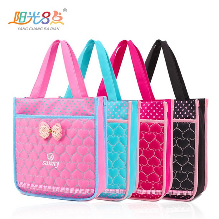 新款韩国款女童手拎包手提袋小便当包购物袋旅游户外小学生补习课