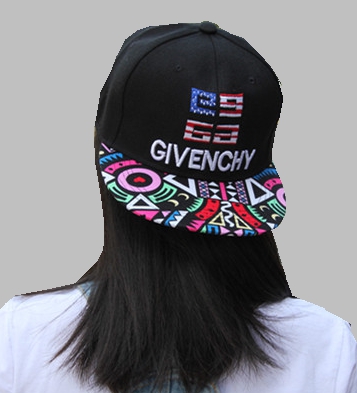 韩版潮GIVENCHY涂鸦不规则嘻哈平沿棒球帽子男女鸭舌帽街舞遮阳帽
