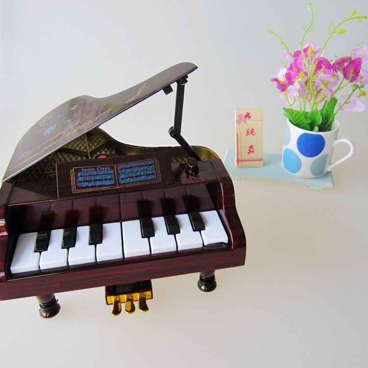 1212超值迷你可弹钢琴电子音乐盒创意生日礼物送女男生情侣装饰品
