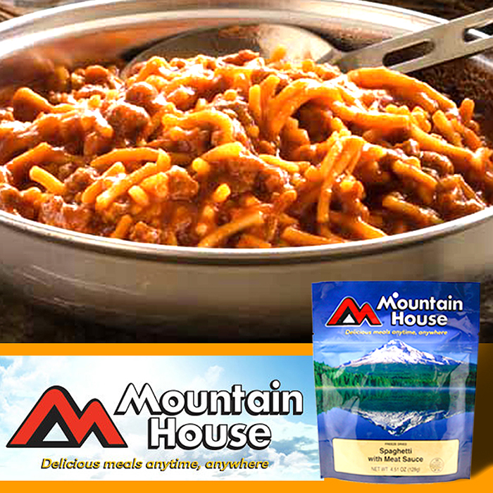 Mountain House进口户外登山单兵口粮求生干粮食品香肠肉酱意面