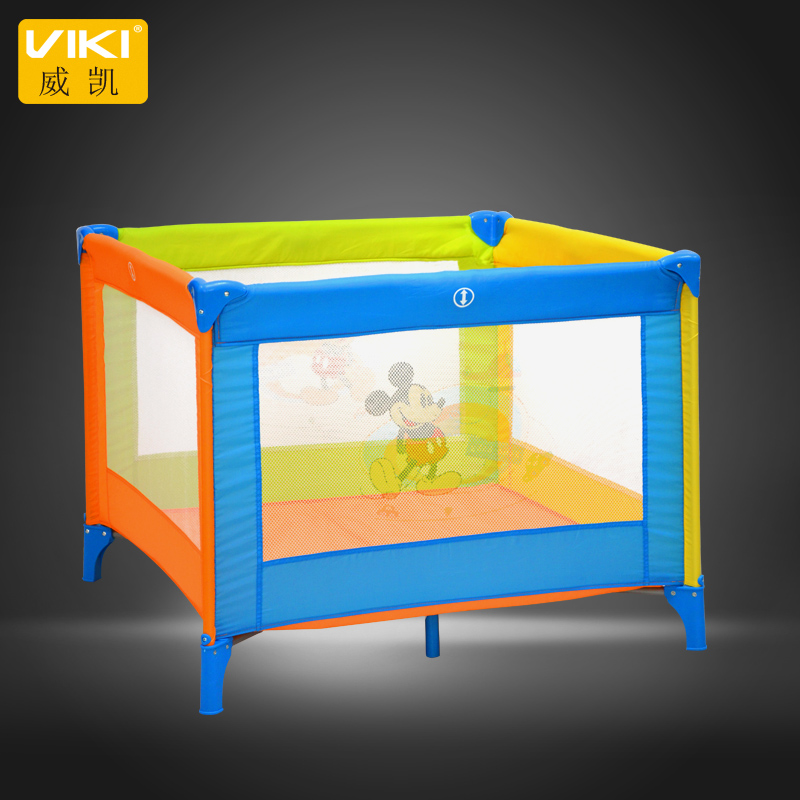 VIKI/威凯婴儿床 多功能便携式易折叠户外儿童游戏玩具床宝宝床