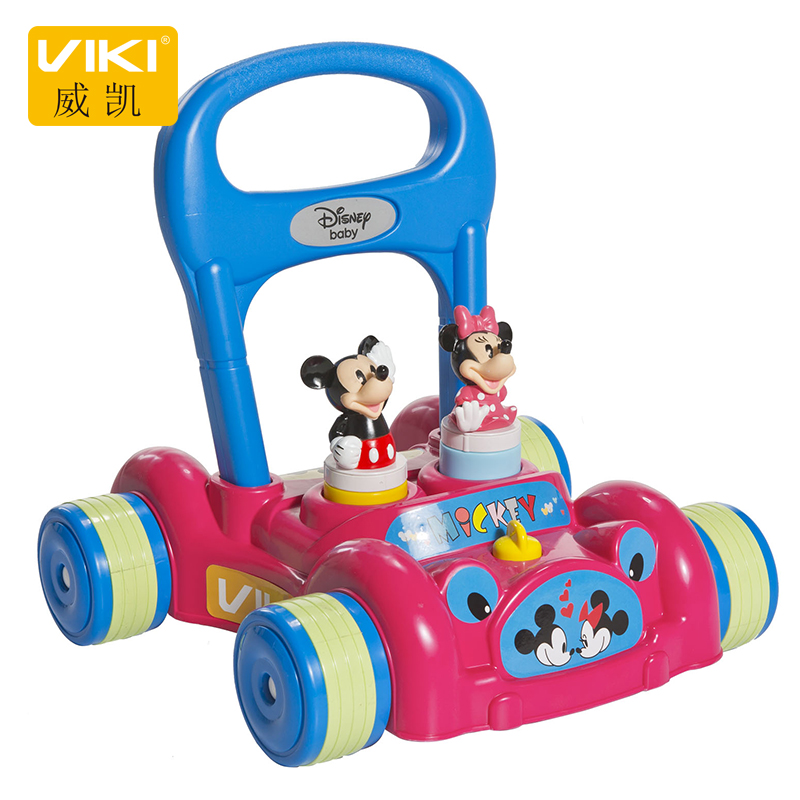 VIKI/威凯宝宝学步车玩具 多功能婴儿助步车 儿童学走路手推车