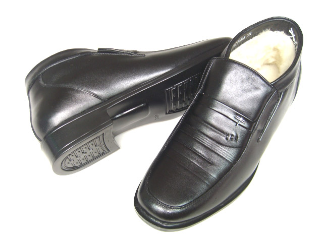 8年老店台湾红蜻蜓正品羊毛棉鞋头层软牛皮真毛内里保暖鞋包邮