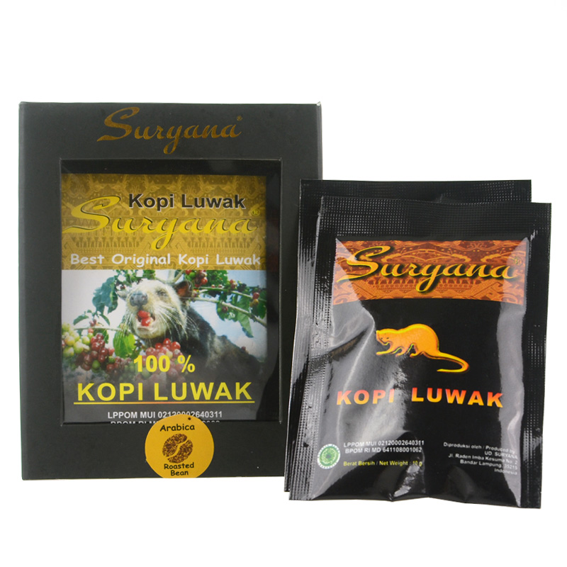 SURYANA苏雅珈 印尼进口猫屎咖啡豆麝香猫咖啡阿拉比卡 50克包邮
