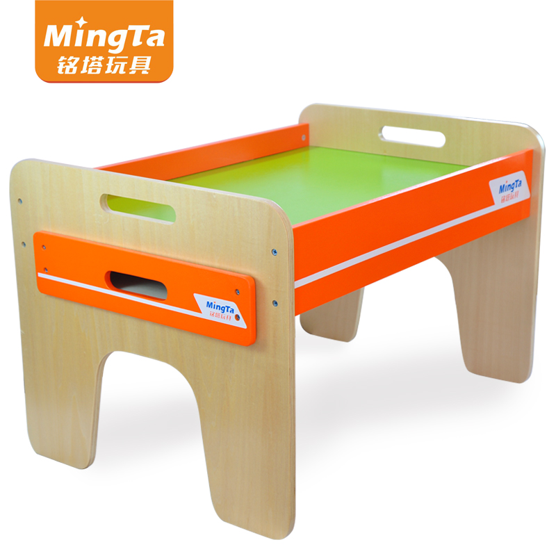 铭塔专业积木桌游戏桌 多功能玩具台搭配积木玩法的好帮手
