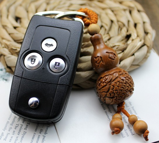 多款花梨木车钥匙挂件 挂饰 汽车 木质钥匙扣 葫芦 生肖 钥匙圈链