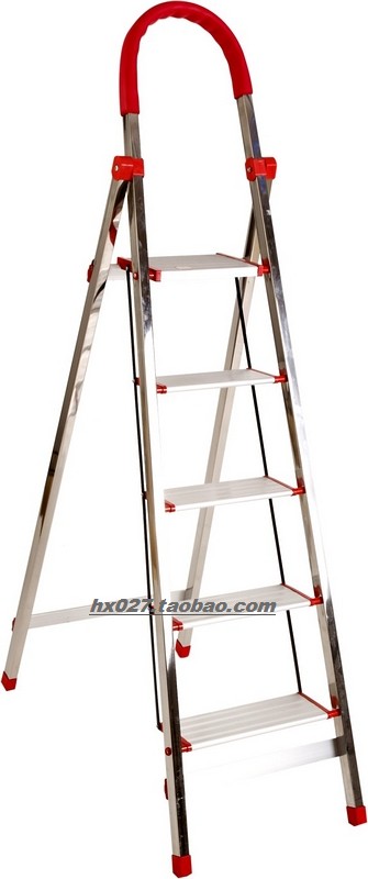 红杏hx-t81 铝合金 加厚 扶梯 家用 铝合金 折叠梯