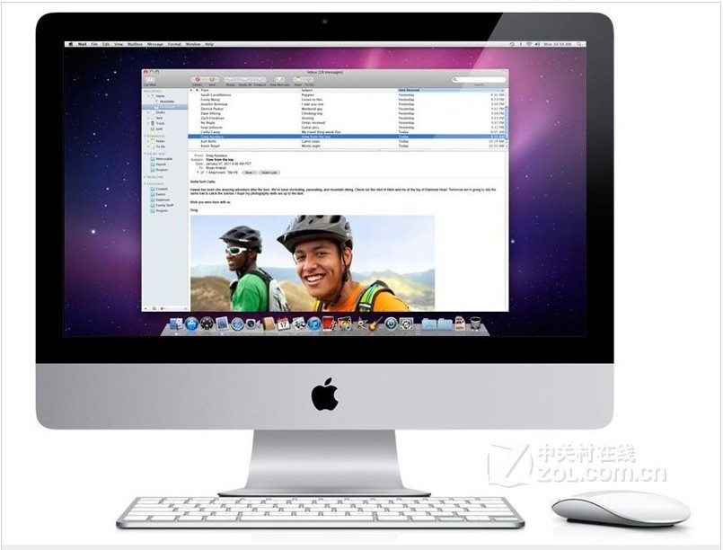 苹果一体机 apple台式一体电脑 imac 酷睿i3 i5 1G显存 21.5寸