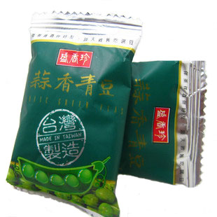 台湾进口美食盛香珍蒜香青豆110G 多省包邮买2送1拍套餐更划算