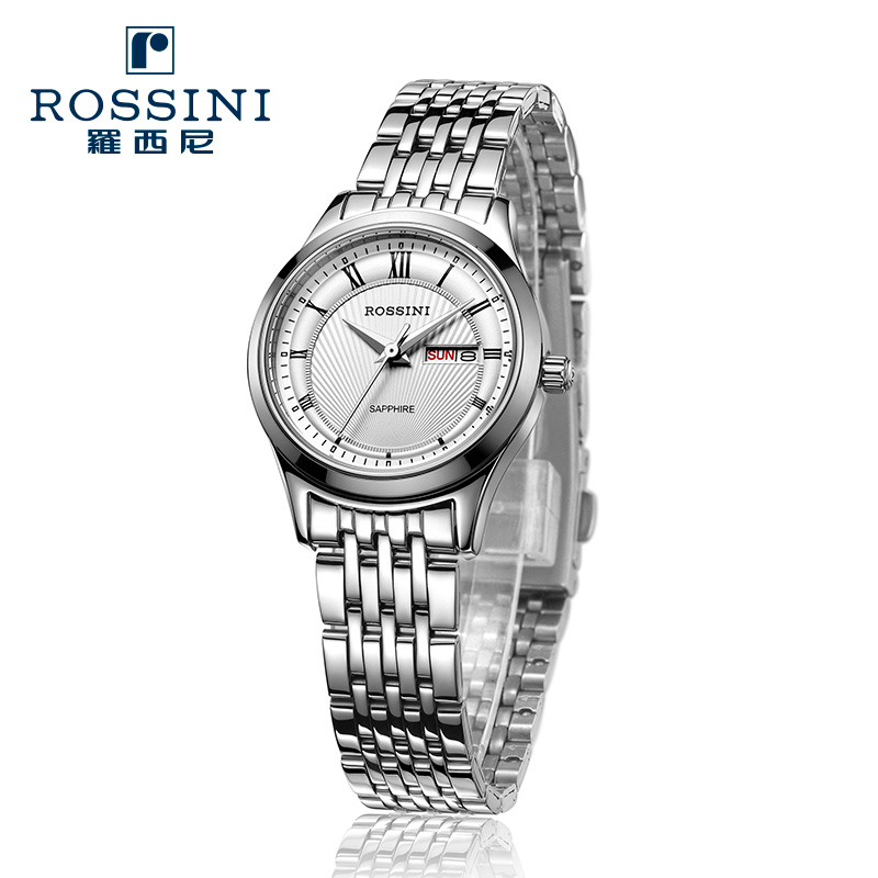 【官方直营】罗西尼手表时尚石英女士表新款不锈钢女表6574[117]
