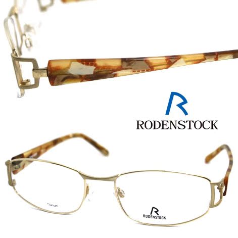 Rodenstock罗敦司德R2278超轻纯钛架近视眼镜架 时尚女款平光镜框