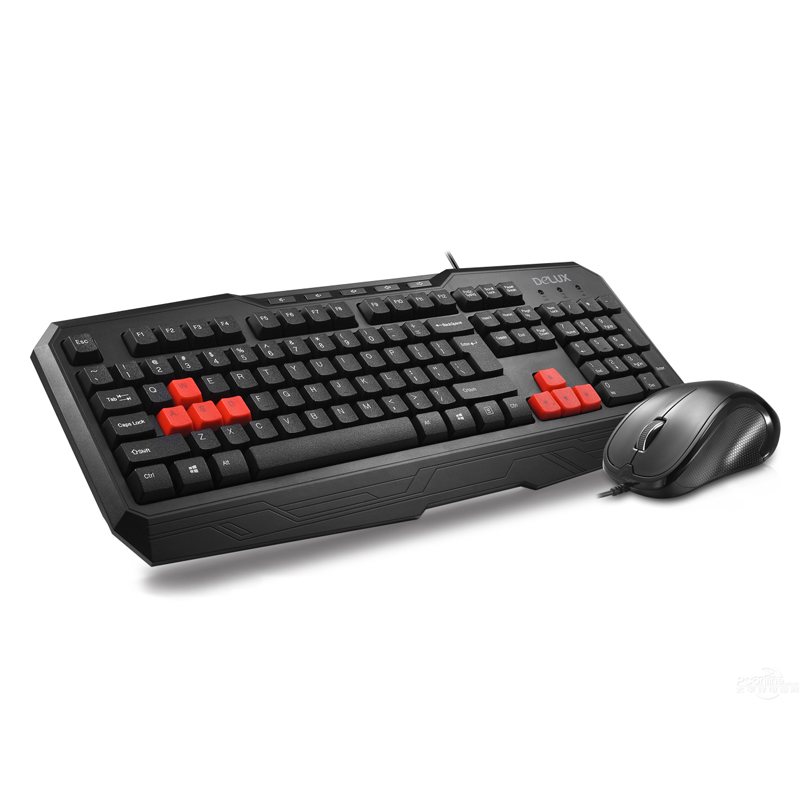 多彩 凯旋K9020+M389 双USB 有线键鼠套装 游戏专用套装 新品上市