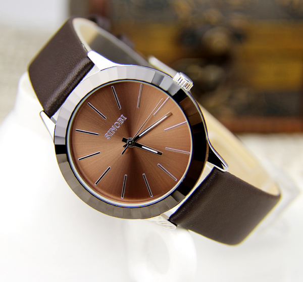 SINOBI时诺比原装细腻表带 中性质感手表 简洁优雅气质时装表