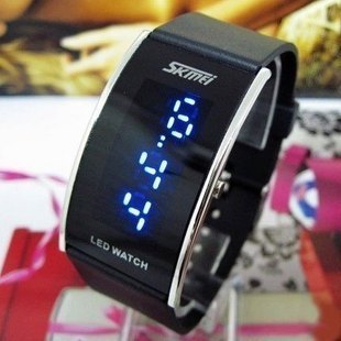 腕表 LED显示情侣手表 正品香港Skmei30米防水运动手表~！