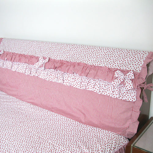 纯棉床上用品韩式床头罩 床头套 沙发巾布艺定制