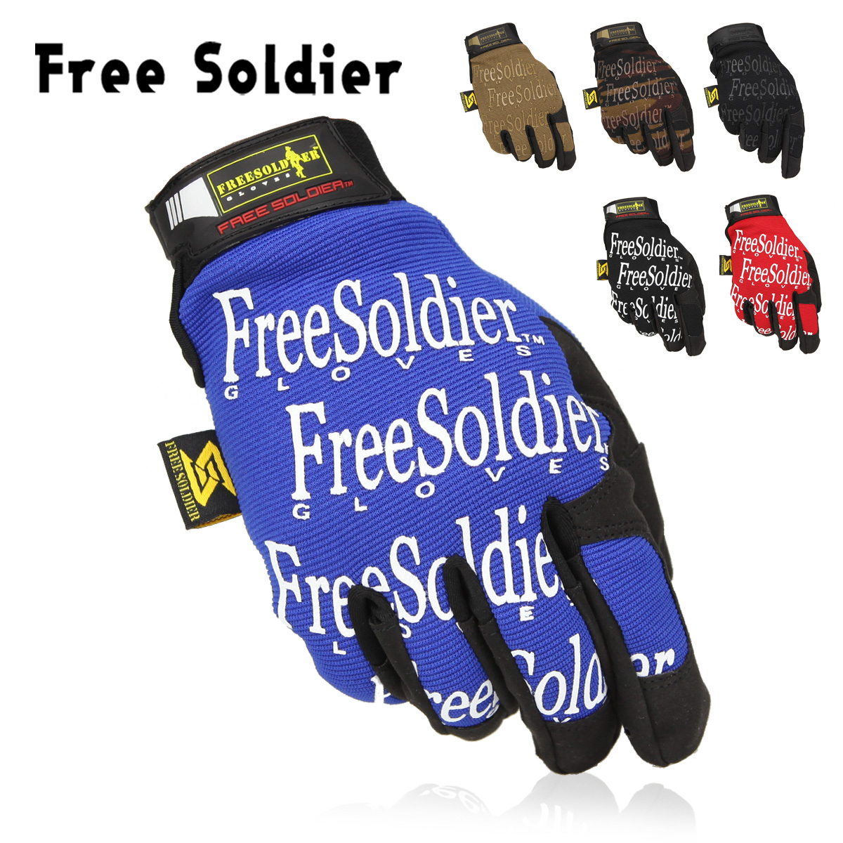 新款 自由兵 海豹系列手套 户外战术手套 骑行手套 赛车手套