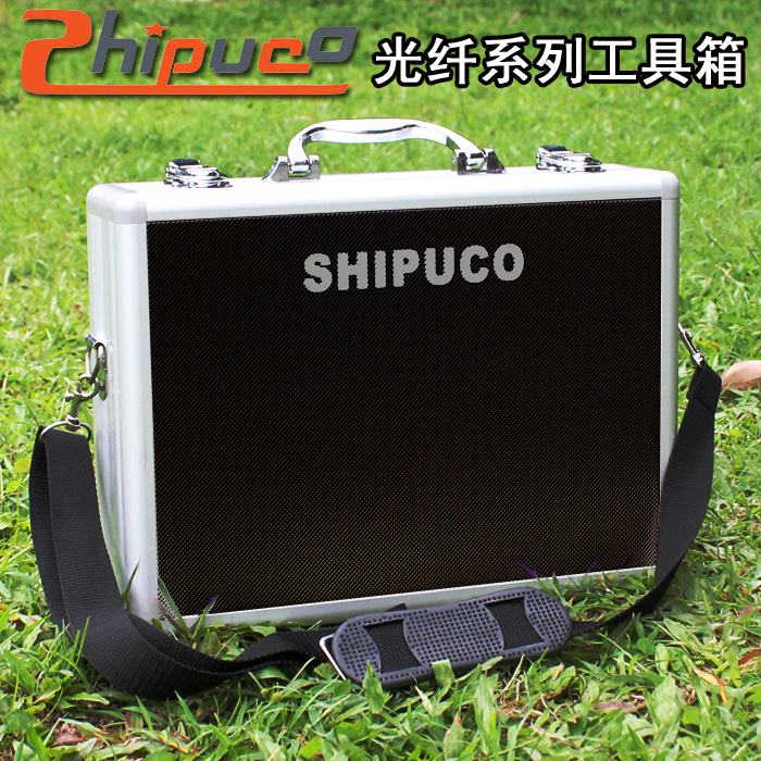 原装SHIPUCO FTTH冷接工具箱 光纤入户工具包 光纤套装空箱  黑色