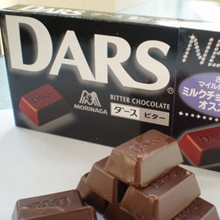 冲金冠：日本进口 森永DARS 纯黑巧克力 细腻丝滑 挡不住的诱