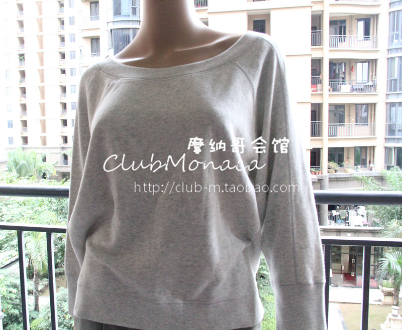 摩纳哥会馆Club Monaco 休闲女装 中厚长袖 100%棉 美代 修身气质