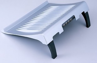 ACTTO安尚 NBS-06双风扇笔记本电脑散热器散热底座散热架