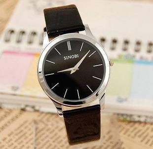 新款 热卖正品SINOBI时诺比两针时尚超薄简约男式男士手表 男表