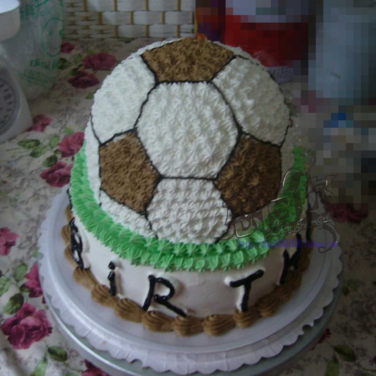DT018 橄榄球运动足球主题蛋糕架生日派对用品一次性三层蛋糕台-阿里巴巴