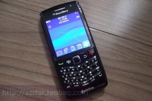 BlackBerry黑莓 9100 澳洲telstra版 正品原包装0通话 三码合一