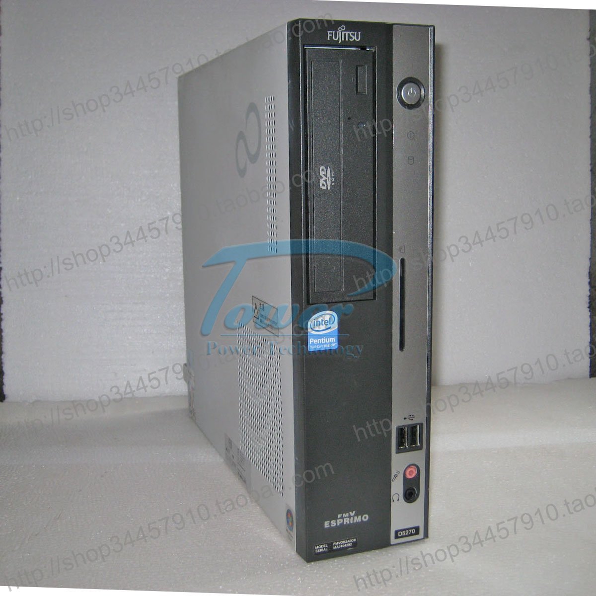 富士通二手电脑 G31小主机 准系统/支持酷睿2四核/全高PCI-E槽