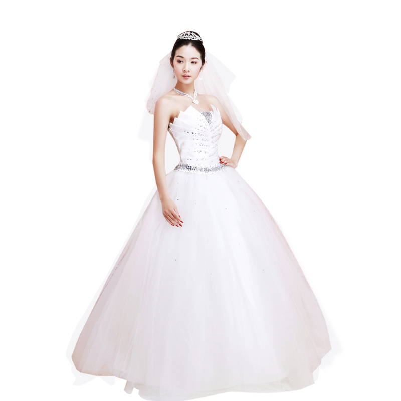 【特价】2011新款高档韩版甜美公主婚纱礼服时尚显瘦12-20苏州