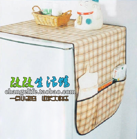 冰箱防尘罩收纳袋 绿色韩式风格多用途厨房杂物家居生活用品D4