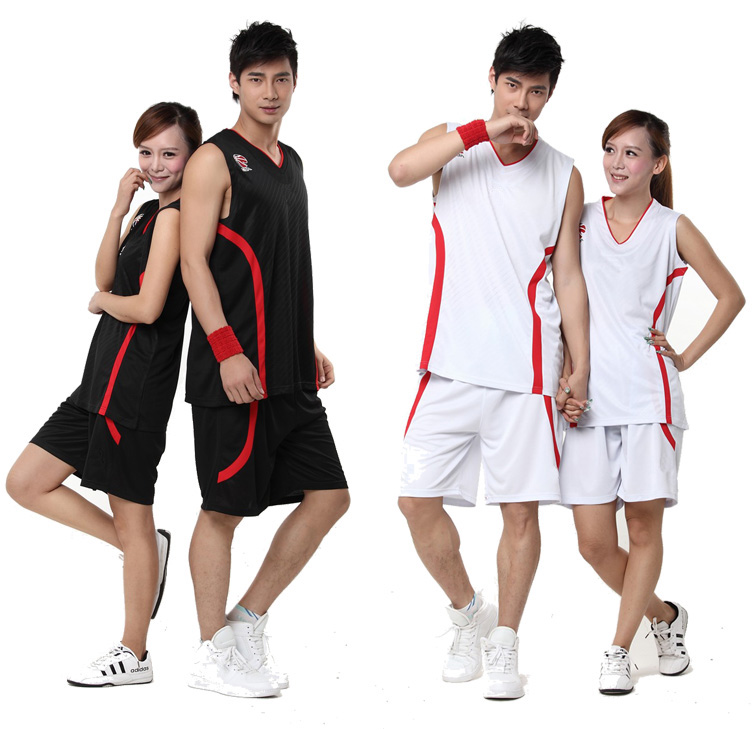新款篮球衣套装 男女款篮球服女子比赛队服训练服运动服定制印号