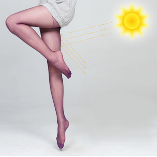 小美限定 春夏日必备 均码 日本防紫外线超透气防勾丝丝袜 10色