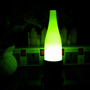 LED节能创意光控感应酒瓶灯插电小夜灯酒吧灯 墙壁卧室婴儿床头灯