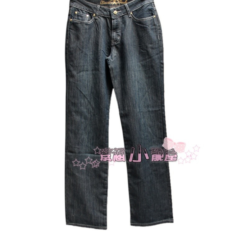【买就送】小熊维尼/POOH专柜正品2011春女装牛仔裤暗蓝PS192221
