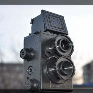 复古双反相机 双镜头 反光照相机 lomo相机