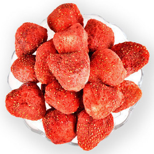 乐滋冻干草莓  整颗草莓冻干营养不流失 航天员都在吃哦20g