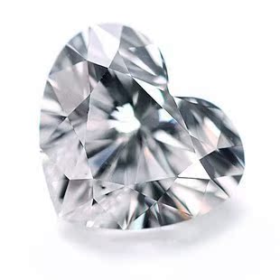 孚乐泰 异形裸钻心形GIA裸钻石0.54克拉 D色 VS2净度