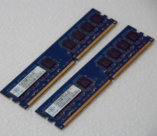 Nanya南亚原装拆机PC2-6400U DDR2 800MHz 1G台式机内存条 二手