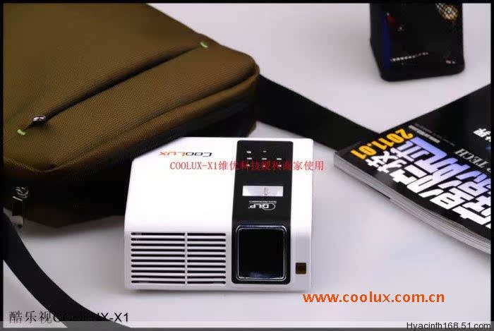 高清DLP LED投影机 微型投影机 酷乐视X1+ 1080P 家用 COOLUX COO