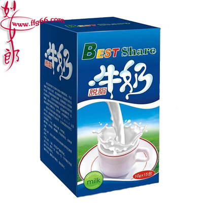 橡果正品|BEST share倍瘦清牛奶脱脂|减肥牛奶|排毒养颜/15包