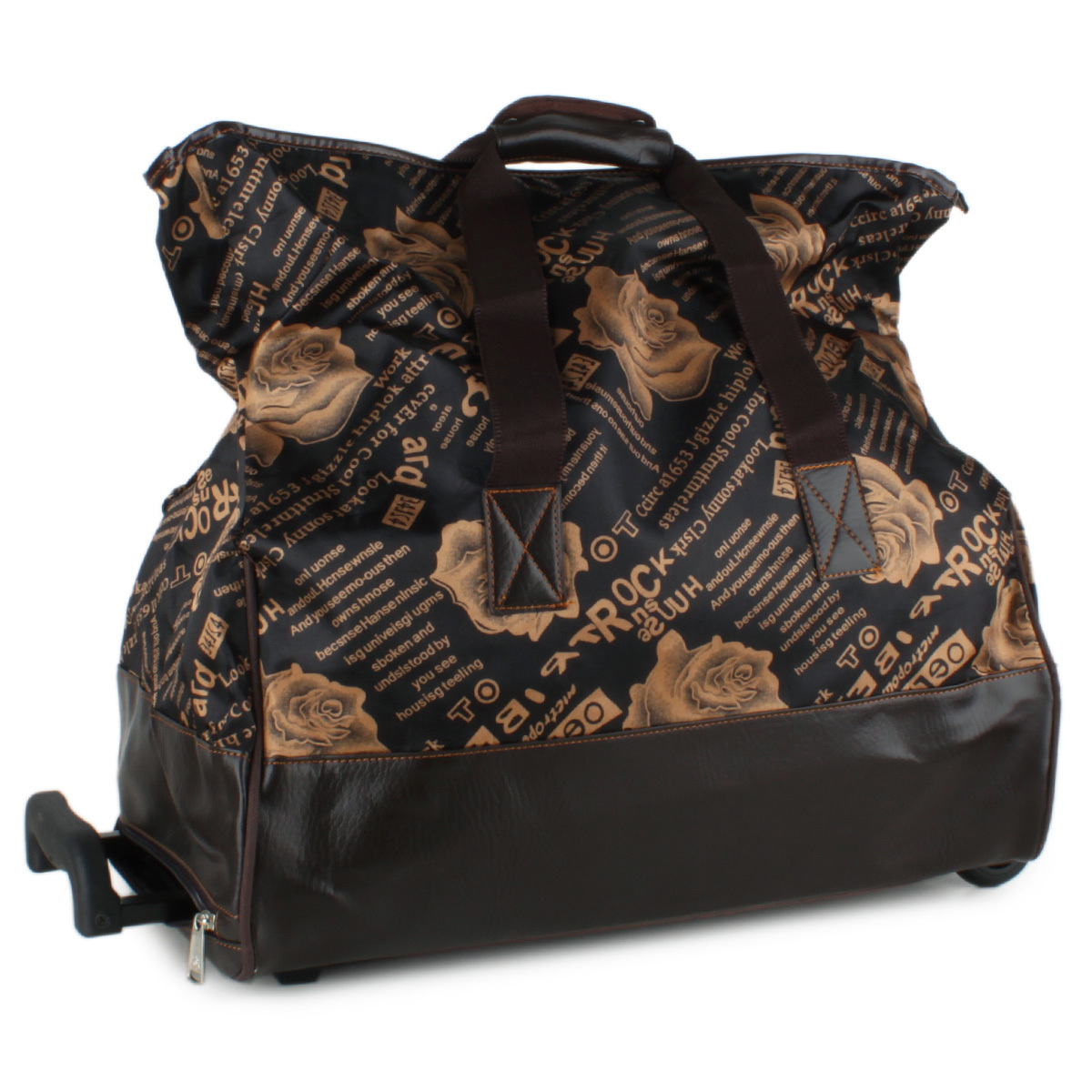 时尚拉杆包 旅行拉杆箱 2011新款手提拉杆包 行李袋 花卉图案