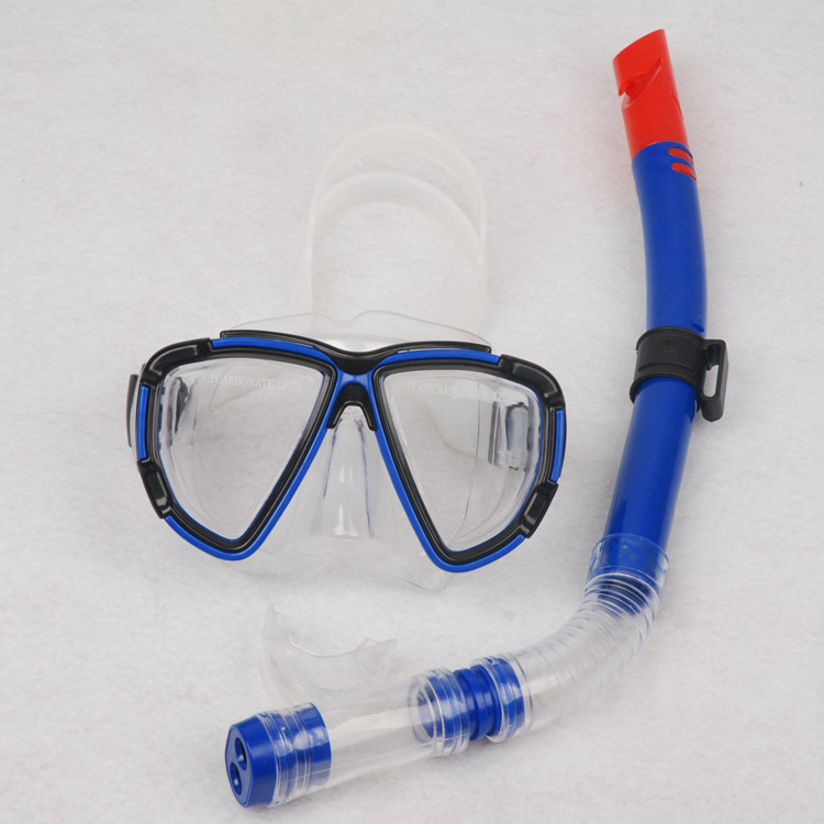 潜水用品 潜水镜+呼吸管浮潜套装 进口无毒无害超软硅胶亦浪正品
