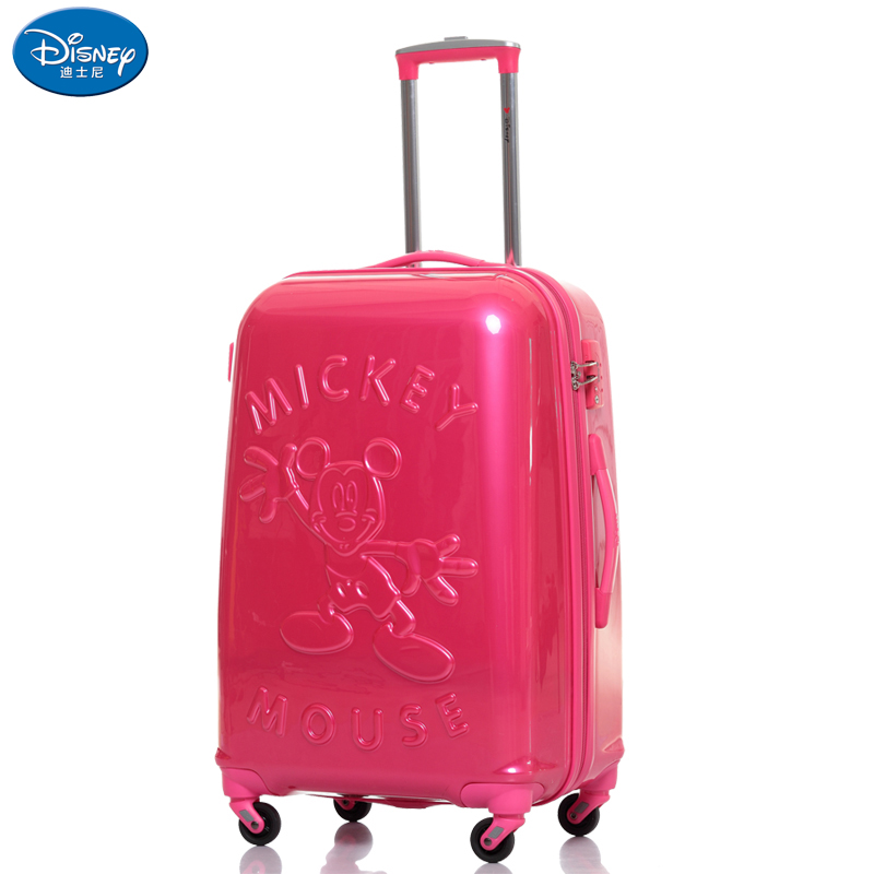 Disney/迪士尼拉杆箱正品万向轮米奇旅行箱学生行李箱登机箱20寸