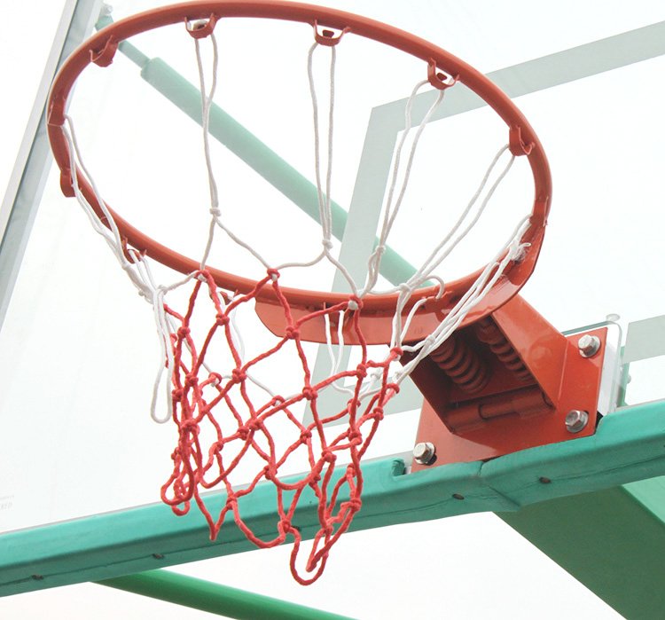 户外标准篮球框 双弹簧实心篮球圈室外成人壁挂式篮球架扣篮筐