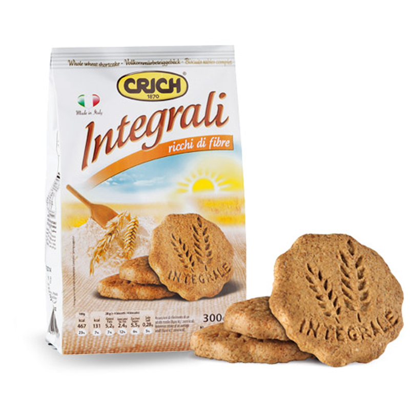 意大利原装进口可意奇 全麦饼干饼干 营养健康造早餐饼干