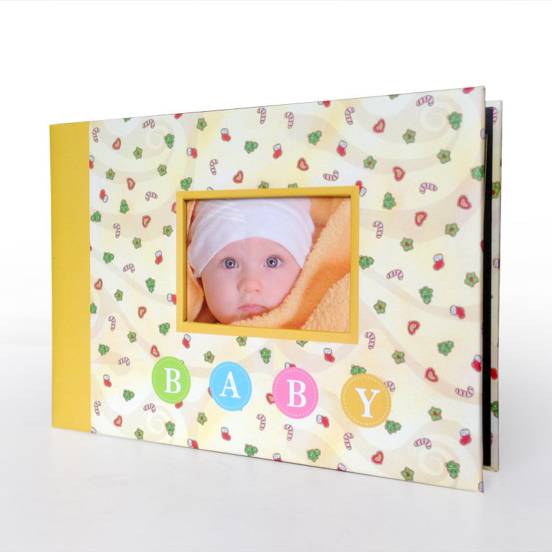 纸器时代67寸粘贴式宝宝儿童幼儿园成长记录相册本薄新生婴儿包邮