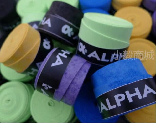 60个包邮【正品】alpha阿尔法TG600磨砂吸汗带/手胶 多色可选