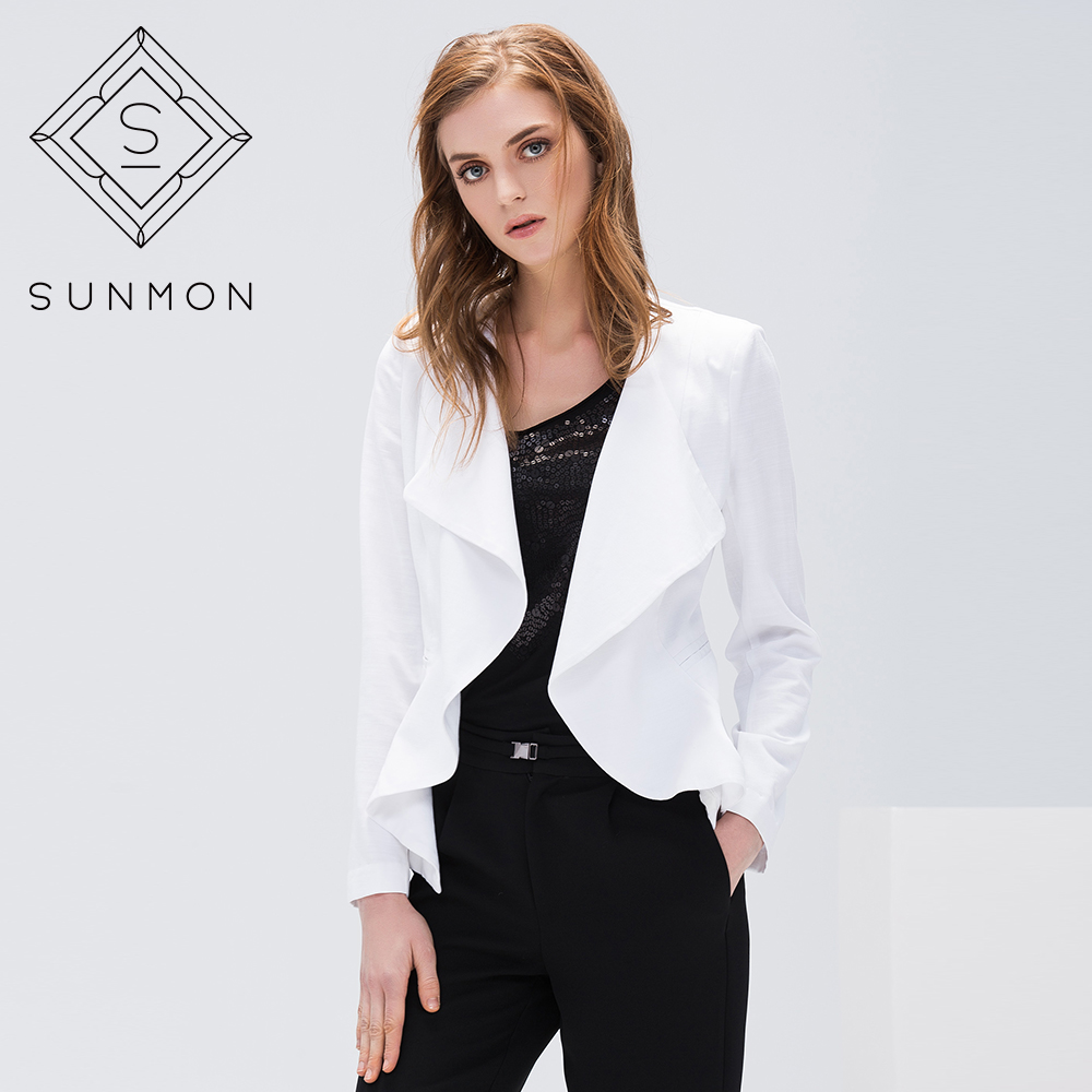 sunmonth心吻2015新品春装新款修身短款女装 外套休闲西装长袖